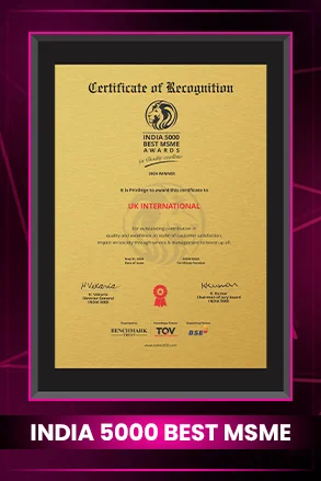 INDIA 5000 BEST MSME- UK International